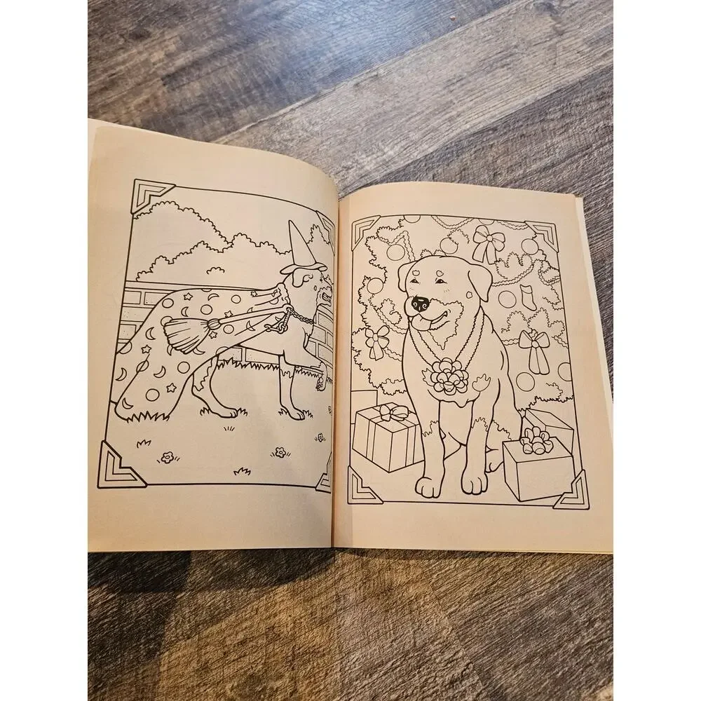 Carl’s Scrapbook Coloring Book By Alexandra Day Good Dog Carl 1997 Unused New